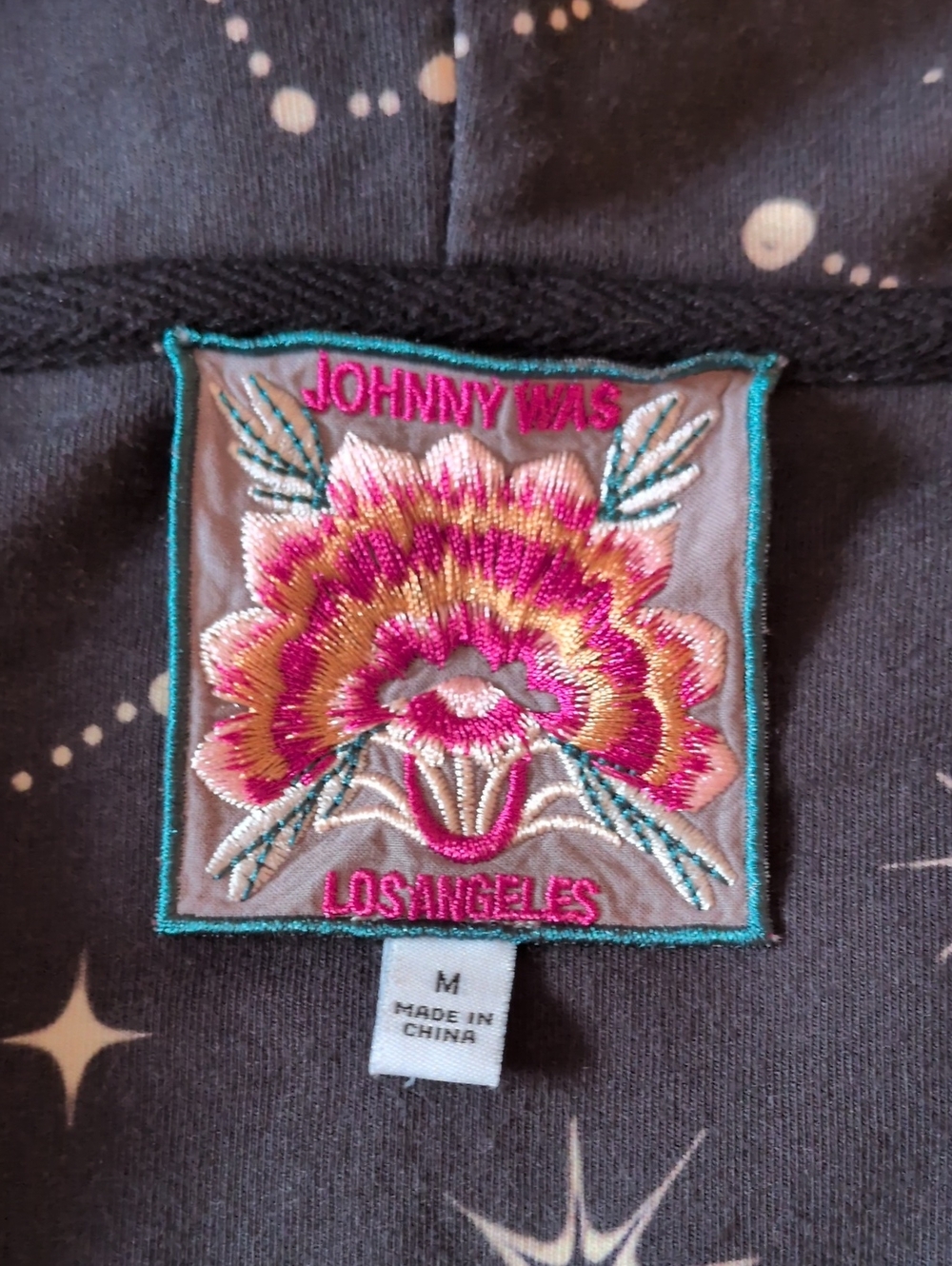 Johnny Was Celestine Zip Up Hoodie Sz. M - Picture 5 of 7